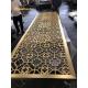 20mm Room Divider Stainless Steel Laser Cutting With Flower Pattern