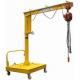 Movable Motorized Rotation Wall Mount Jib Crane For Control / Position A Load