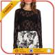 Women Long Sleeved Lace Top Blouse