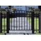 Stainless Steel Wrought Iron Metal Fence Gate For House