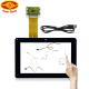 IP65 Waterproof Touchscreen Display 10.1 Inch Industrial Interactive With USB Interface