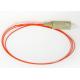SC / UPC 62.5 / 125 MULTIMODE OM1 SEMI TIGHT Pigtail Fiber Optic Cable 0.9MM