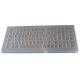 IP67 Dynamic Waterproof Stainless Steel Desktop Keyboard with Flat Keys for Dust Resistant
