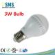 CE Rohs certification bulb SMD2835 3W LED bulb E27 B22 Bright Energy Saving