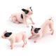 Farm Animal Figure 3 PCS Pig Model For Dioramas And Imaginative Play
