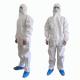 EN14126 Microporous Disposable Surgical Coveralls Disposable Hazmat Suit With Hood