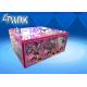 Pink Cute Coin Operated Crane Game Machine / Toy Vending Machine