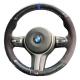 Blue Thread Steering Wheel Cover for BMW M F86 F87 F80 F82 F30 F25 F35 F32 F33 F07 F10 F11 F18 F06 F12 F13