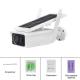 PTZ Outdoor Solar Panel Security Camera Wireless With Floodlight