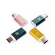 Colorful USB To USB C Adapter , Fast Charging USB 3.1 Type C Cable Resistor