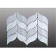 Water Ject Marble Mosaic Floor Tile Leaf Pattern For Floor Decoration
