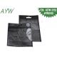 Plastic Cosmetic Stand Up Zipper Bags Three Sides Seal Bag With Gravure Printed