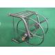 High Strength Metal Garden Hose Reel Corrosion Resistant Surface Painting