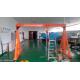 Workshop 1T 5T Adjustable Height Gantry Crane With Wheel High Efficiency