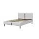 Simple Bedroom Faux Leather Bed CE ROSH BSCI Certification