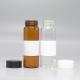 Glass Vials 10ml 15ml 20ml 30ml, Clear with Marking Label Patch, Borosilicate Glass, 20-400 Caps, Rubber Liner