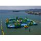 0.9mm PVC Tarpaulin Funny Water Games / Adult Inflatable Floating water Park 3 Years Warranty