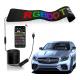 Programmable RGB Car Sign Soft Panel LED Display for Advertise Scrolling Message