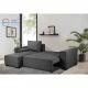 Goitalia Furniture Customized Fabric Colors Simple Style Fabric Resistant Dirt Modern Sofa Bed Grey