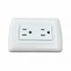 15A White Wall Plates Decorative Electrical Wall Outlet