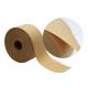 Non Reinforced Brown Kraft Paper Tape Eco Friendly Wet Water Activated Gummed Paper Tape