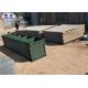 Green Fodable Sand Filled Barriers Geotextile Lined Feature Easy Installation