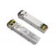 Duplex LC SFP Fiber Transceiver , 1000Base ZX SFP 80km 1550nm Wavelength