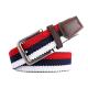 Men Rubber Stretch Elastic Belt 2.5cm Width Colorful Woven Belt