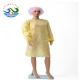 Single PP PE SMS Disposable Isolation Gowns Infection Control