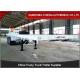 40 Foot Flatbed Container Trailer Equipment First Axle Lift , High Bed Trailer