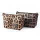 Multifunctional Leopard Print PU Makeup Travel Bag