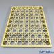 CNC Hollowing Aluminium Suspended Ceiling Panel Decorational Building Wall Partition Materials