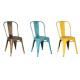 Unique Dining Room Metal Tolix Dining Chairs Stackable Packing