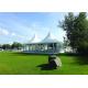 Rainproof Glass Sidewall Luxury Event Folding Tents 850g/m2 Blockout PVC Fabric