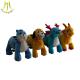 Hansel 2018 funfair for rant in guangzhou party park ride animal model electric coin operated pony riding toy