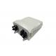 CTO-8L Fiber Optic Splitter Box with Round Drop Cable Ports, Opti-Tap SC Adapter