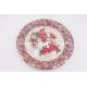 50cm New design round shape flower decal printed tray gift serving tray for wedding
