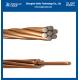 ASTM B227 Copper-Clad Steel For Bonding & Grounding 21%IACS - 45%IACS Conductivity