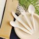 Ecofriendly PLA Disposable Tableware Fork Spoon And Knife Set Compostable Cutlery