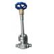 DN40 Manual Stainless Steel Cryogenic Globe Valve For LN2
