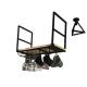 Functional Wood Ceiling Garden Tool Rack Store Display Stand for Garage Overhead Storage