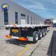 Jost Two Speed Support Leg 4axles Container Flatbed Semi Truck Trailers for Exporting