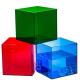 Colored Acrylic Boxes Storage Cubes Coloured Perspex Boxes Customization