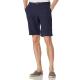 Viscose Blend Mens Linen Shorts Flat Front Breathable Easy Care Solid Black