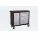 Sand Grain Coating 7 Drawer Roller Cabinet with Ball Bearing Slides (THD-42071D)