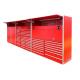 72 Inch Tool Chest Workshop Storage Metal Rolling Tool Cabinet with Multi Drawers Optional