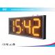 Yellow 10 Led Clock Display Digital Clock Timer For Sport Stadium