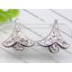 Fashion designs stainless steel chandelier silver dangle earrings for women 2340066