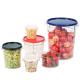 Sustainable Recyclable Plastic Food Storage Container Rice Storage Kitchen Organizer PC Food Storage Container