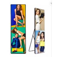 Hd Digital P3 LED Poster Video Advertising Screen With Stand Bracket